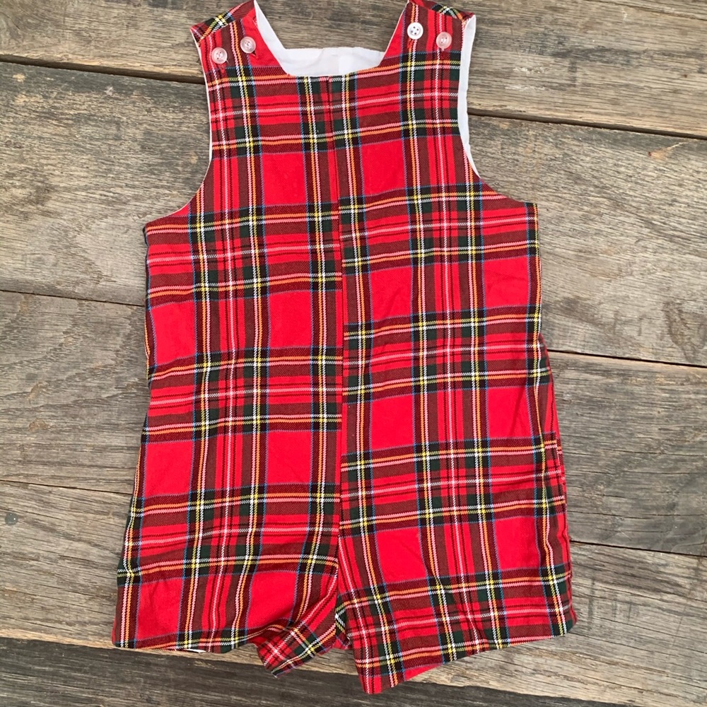 bailey boys jon jon tartan red plaid fall holiday
